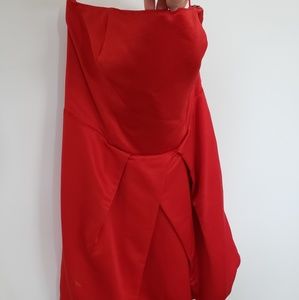 Red dress